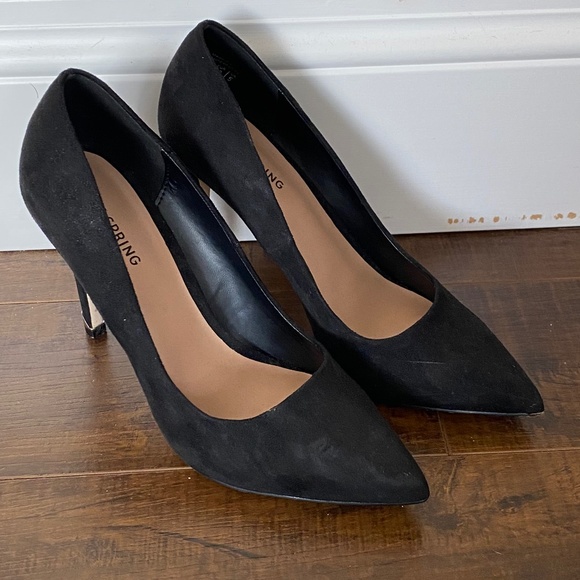 Call It Spring Black Pumps - Picture 1 of 6